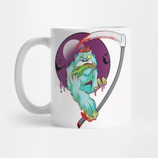 Funny Monkey Grim Reaper Zombie Mug